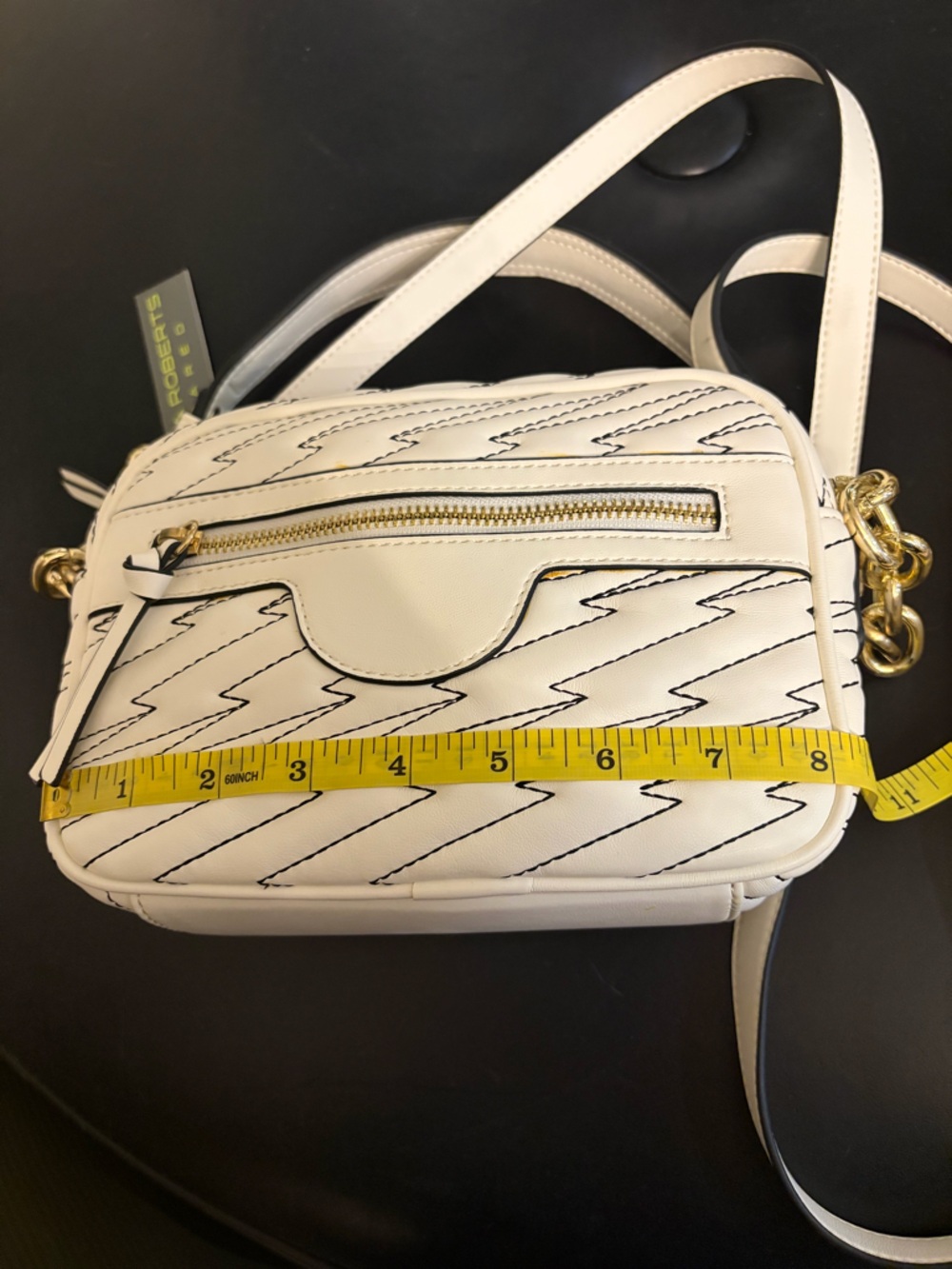 Sondra Roberts Lightning Stitch Crossbody Bag - Picture 9 of 12